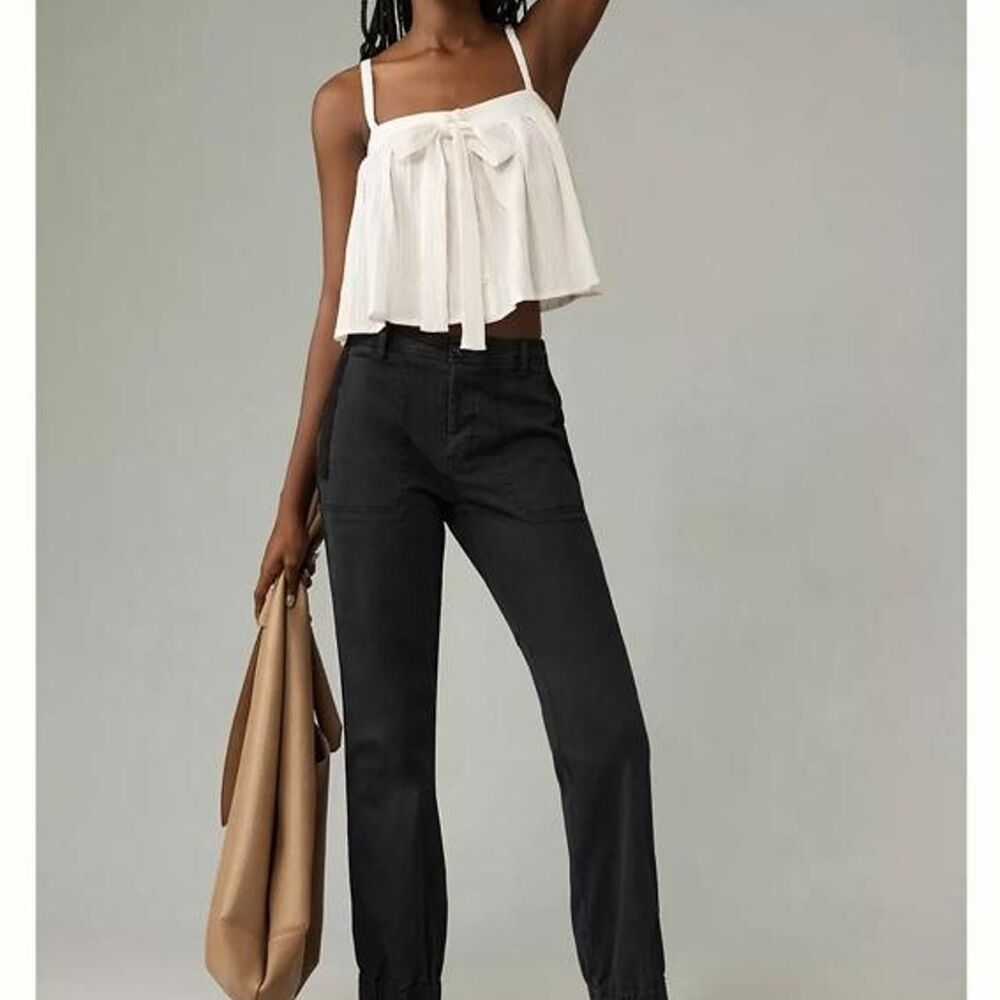 Anthropologie Women's Black Trousers